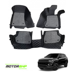 7D Car Floor Mat Black - Jeep Compass by Motorbhp 7D Car Floor Mat Black - Jeep Compass by Motorbhp