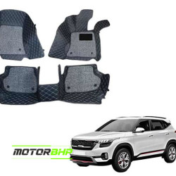 7D Car Floor Mat Black - Kia Seltos by Motorbhp 7D Car Floor Mat Black - Kia Seltos by Motorbhp