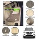 7D Car Floor Mat Beige - Mahindra Scorpio 2014 by Motorbhp
