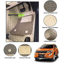 7D Car Floor Mat Beige - Mahindra XUV500 (2018 Onwards) by Motorbhp 7D Car Floor Mat Beige - Mahindra XUV500 (2018 Onwards) by Motorbhp