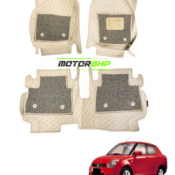 7D Car Floor Mat Beige - Maruti Suzuki  Dzire by Motorbhp 7D Car Floor Mat Beige - Maruti Suzuki  Dzire by Motorbhp