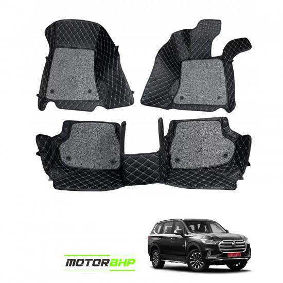 7D Car Floor Mat Black - MG Gloster by Motorbhp