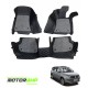 7D Car Floor Mat Black - MG Hector Plus by Motorbhp