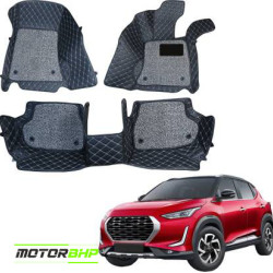 7D Car Floor Mat Black - Nissan Magnite by Motorbhp 7D Car Floor Mat Black - Nissan Magnite by Motorbhp
