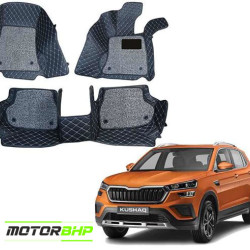 7D Car Floor Mat Black - Skoda Kushaq by Motorbhp 7D Car Floor Mat Black - Skoda Kushaq by Motorbhp