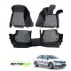 7D Car Floor Mat Black - Skoda Rapid New by Motorbhp