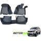 7D Car Floor Mat Black - Tata Hexa by Motorbhp