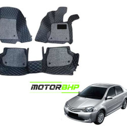 7D Car Floor Mat Black - Toyota Etios by Motorbhp 7D Car Floor Mat Black - Toyota Etios by Motorbhp