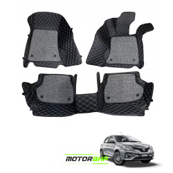 7D Car Floor Mat Black - Toyota Etios Liva by Motorbhp 7D Car Floor Mat Black - Toyota Etios Liva by Motorbhp