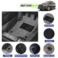 7D Car Floor Mat Black - Toyota Innova by Motorbhp 7D Car Floor Mat Black - Toyota Innova by Motorbhp