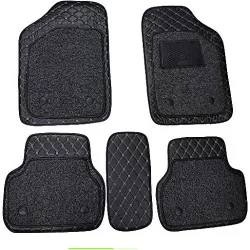 7D Universal Car Floor Mat Black - Volkswagen Ameo by Motorbhp