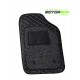 7D Universal Car Floor Mat Black - Skoda Kushaq by Motorbhp