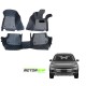 7D Car Floor Mat Black - Volkswagen Tiguan by Motorbhp