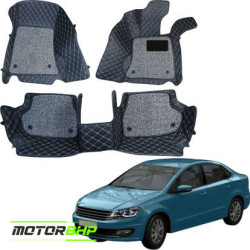 7D Car Floor Mat Black - Volkswagen Vento by Motorbhp 7D Car Floor Mat Black - Volkswagen Vento by Motorbhp