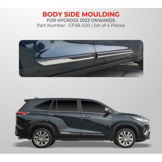 Toyota Hycross Chrome Body Side Moulding 