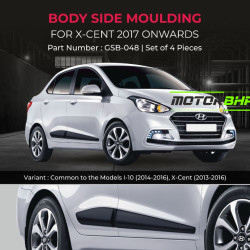Hyundai Xcent Chrome Body Side Moulding (2017 Onwards) Hyundai Xcent Chrome Body Side Moulding (2017 Onwards)