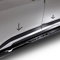 Kia Carens Clavis Chrome Body Side Sill Moulding  Kia Carens Clavis Chrome Body Side Sill Moulding