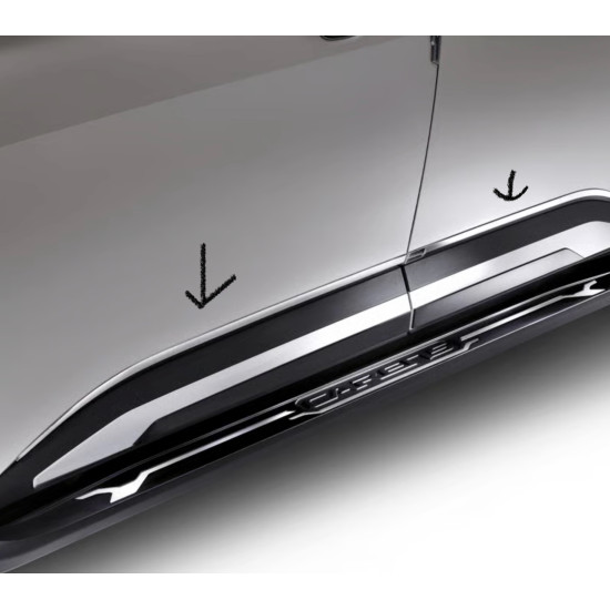  Kia Carens Clavis Chrome Body Side Sill Moulding