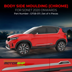 Kia Sonet Chrome Body Side Moulding (2020 Onwards) Kia Sonet Chrome Body Side Moulding (2020 Onwards)