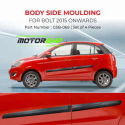 Tata Bolt Chrome Body Side Moulding (2015 Onwards) Tata Bolt Chrome Body Side Moulding (2015 Onwards)