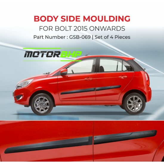 Tata Bolt Chrome Body Side Moulding (2015 Onwards)