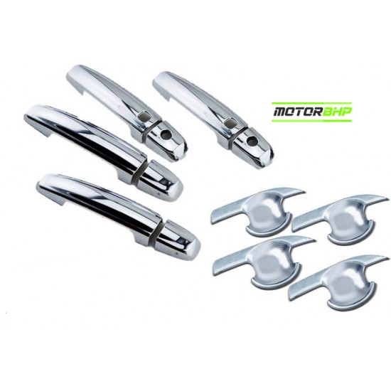 Volkswagen Ameo (2016 Onwards) Chrome Accessories Combo Kit  (Set of 6 items) 