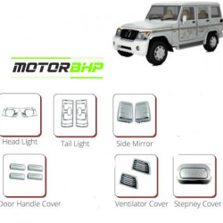 Mahindra Bolero (2007 Onwards) Chrome Accessories Combo Kit (Set of 7 items) Mahindra Bolero (2007 Onwards) Chrome Accessories Combo Kit (Set of 7 items)