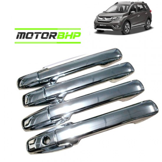 Honda BRV (2016 Onwards) Chrome Accessories Combo Kit  (Set of 6 items) 