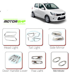 Maruti Suzuki Celerio  Chrome Accessories Combo Kit (Set of 7 items) (2013-2017) Maruti Suzuki Celerio  Chrome Accessories Combo Kit (Set of 7 items) (2013-2017)