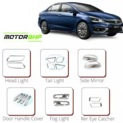  Maruti Suzuki Ciaz (2015 Onwards) Chrome Accessories Combo Kit  (Set of 7 items) 