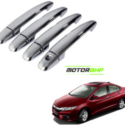 Honda City 2014 iDtec Chrome Accessories Combo Kit  (Set of 5 items)  Honda City 2014 iDtec Chrome Accessories Combo Kit  (Set of 5 items)