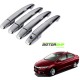 Honda City 2014 iDtec Chrome Accessories Combo Kit  (Set of 5 items) 