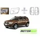 Renault Duster (2016 Onwards) Chrome Accessories Combo Kit  (Set of 6 items) 