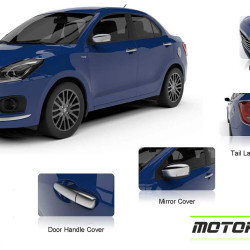 Maruti Suzuki Dzire (2017 Onwards) Chrome Accessories Combo Kit (Set of 7 items) Maruti Suzuki Dzire (2017 Onwards) Chrome Accessories Combo Kit (Set of 7 items)