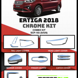 Maruti Suzuki Ertiga 2018 Chrome Accessories Combo Kit (Set of 7 items)