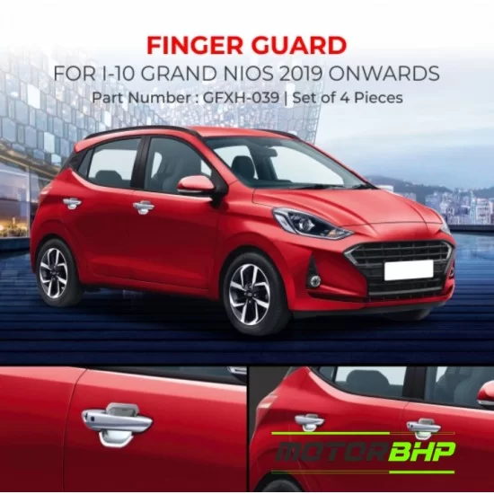 Hyundai i10 Grand Nios Finger Guard Chrome (2019-Onwards)