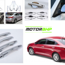 Hyundai Verna Chrome Accessories Combo Kit (2017 Onwards) (Set of 6 items)  Hyundai Verna Chrome Accessories Combo Kit (2017 Onwards) (Set of 6 items)