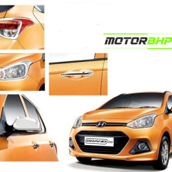 Hyundai i10 Grand (2017 Onwards) Chrome Accessories Combo Kit  (Set of 6 items)  Hyundai i10 Grand (2017 Onwards) Chrome Accessories Combo Kit  (Set of 6 items)