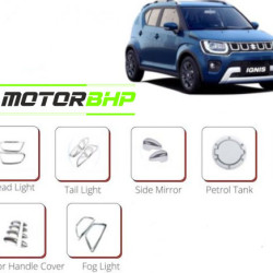 Maruti Suzuki Ignis (2017 Onwards) Chrome Accessories Combo Kit (Set of 7 items) Maruti Suzuki Ignis (2017 Onwards) Chrome Accessories Combo Kit (Set of 7 items)