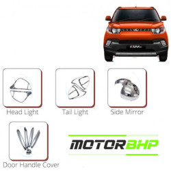 Mahindra KUV100 (2016 Onwards) Chrome Accessories Combo Kit  (Set of 7 items)  Mahindra KUV100 (2016 Onwards) Chrome Accessories Combo Kit  (Set of 7 items)
