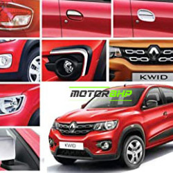 Renault kwid (2015 Onwards) Chrome Accessories Combo Kit  (Set of 10 items)  Renault kwid (2015 Onwards) Chrome Accessories Combo Kit  (Set of 10 items)