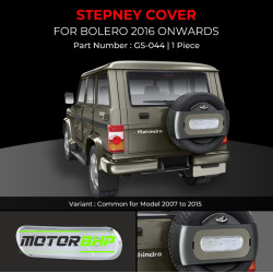 Mahindra Bolero Stepney Cover Chrome (2016 Onwards) Mahindra Bolero Stepney Cover Chrome (2016 Onwards)