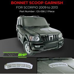 Mahindra Scorpio Bonnet Scoop garnish (2009-2013) Mahindra Scorpio Bonnet Scoop garnish (2009-2013)