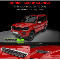 Mahindra Scorpio (2014-2016) Bonnet Scoop garnish