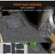 Mahindra Scorpio Foot Mats (Grass) (2009-2013) Black