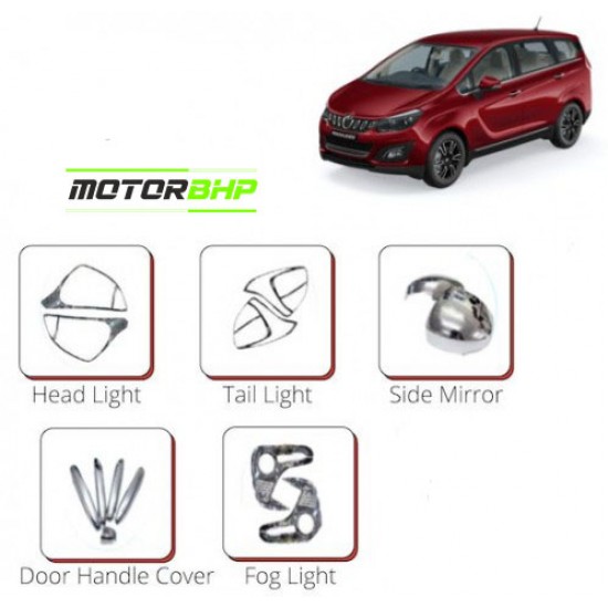 Mahindra Marazzo  Chrome Accessories Combo Kit  (Set of 12 items) (2018 Onwards)