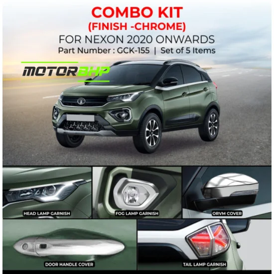 Buy Tata Nexon (2020 Onwards) Combo Kit Accessories Online