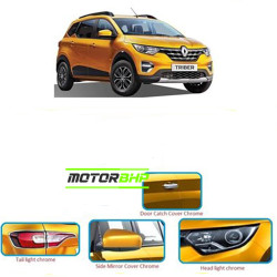 Renault Triber (2020 Onwards) Chrome Accessories Combo Kit  (Set of 5 items)  Renault Triber (2020 Onwards) Chrome Accessories Combo Kit  (Set of 5 items)