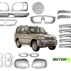 Mahindra Scorpio (2009 Onwards) Chrome Accessories Combo Kit  (Set of 13 items)  Mahindra Scorpio (2009 Onwards) Chrome Accessories Combo Kit  (Set of 13 items)