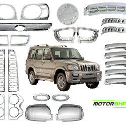 Mahindra Scorpio  Chrome Accessories Combo Kit  (Set of 12 items) (2009 Onwards) Mahindra Scorpio  Chrome Accessories Combo Kit  (Set of 12 items) (2009 Onwards)
